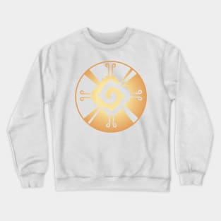 Galactic Butterfly Hunab Ku - aztec symbol Crewneck Sweatshirt